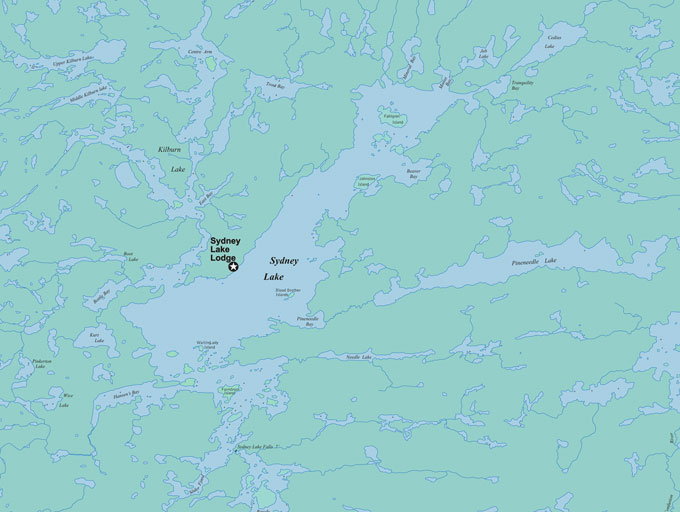 Sydney Lake Map